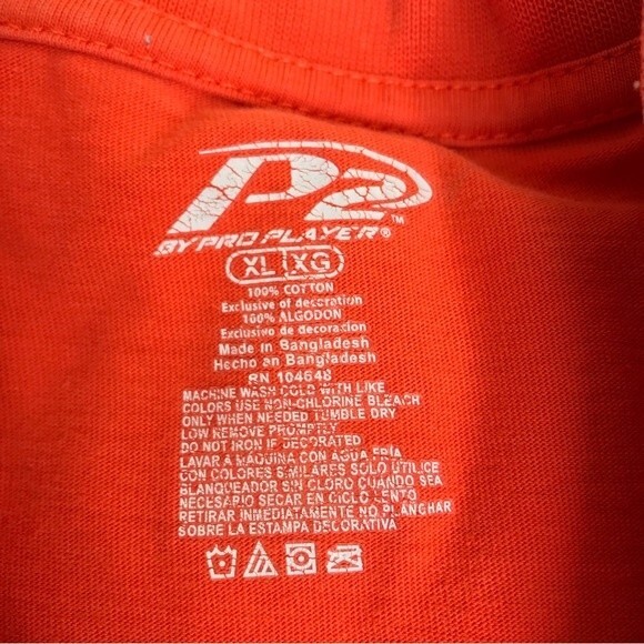 P2 by Pro Player Florida Gators Applique Spell Out Patch Sleeve Orange Tee XL - Picture 7 of 11